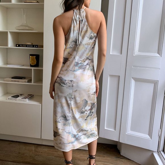 Aritzia Babaton Lato Slip Midi Dress 